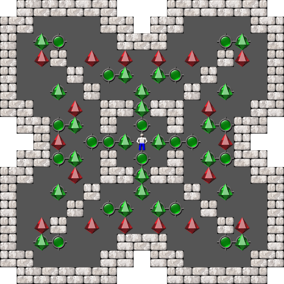 Sokoban Sasquatch 03 Arranged level 33